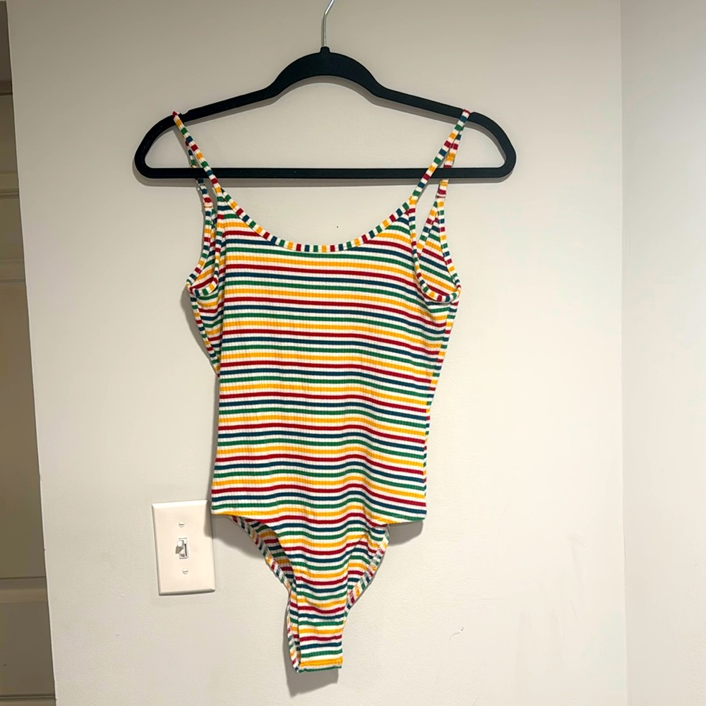 Colorful Rainbow Bodysuit Tanktop